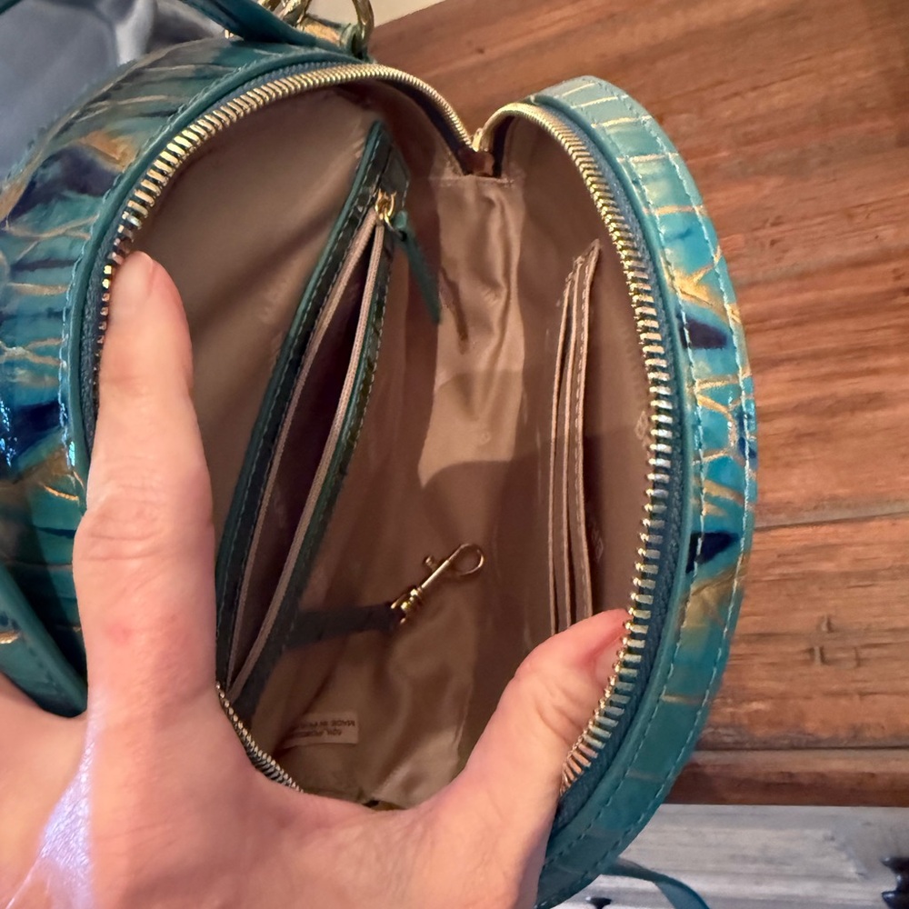 Brahmin Parakeet Estuary Lane Crossbody - Picture 5 of 7